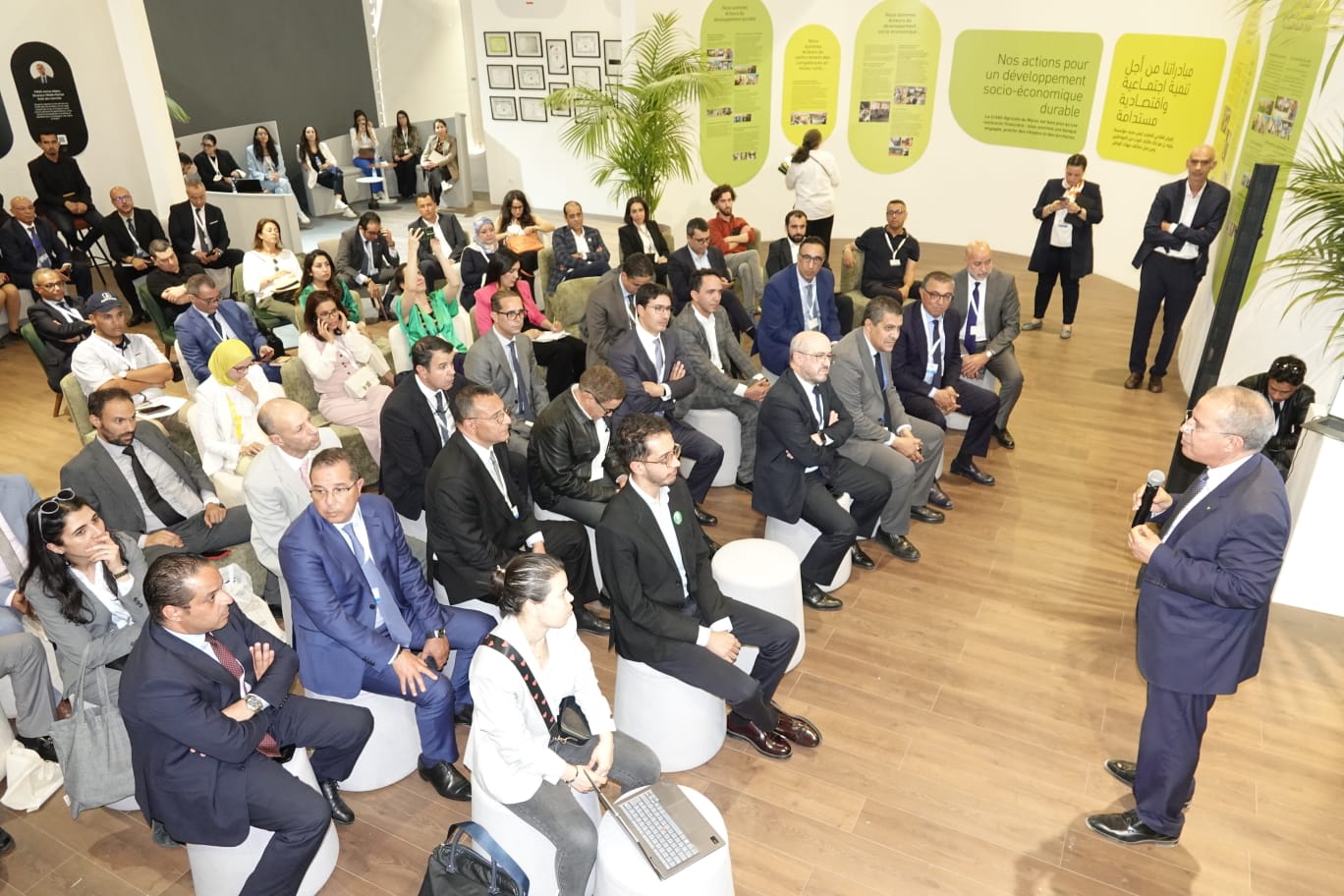 المعرض الدولي للفلاحة بمكناس 2025: مجموعة القرض الفلاحي للمغرب توحّد جهود الفاعلين في مجال الزراعة الذكية حول الذكاء الاصطناعي وتدبير الموارد المائية المستدام المعرض الدولي للفلاحة بمكناس 2025: مجموعة القرض الفلاحي للمغرب توحّد جهود الفاعلين في مجال الزراعة الذكية حول الذكاء الاصطناعي وتدبير الموارد المائية المستدام