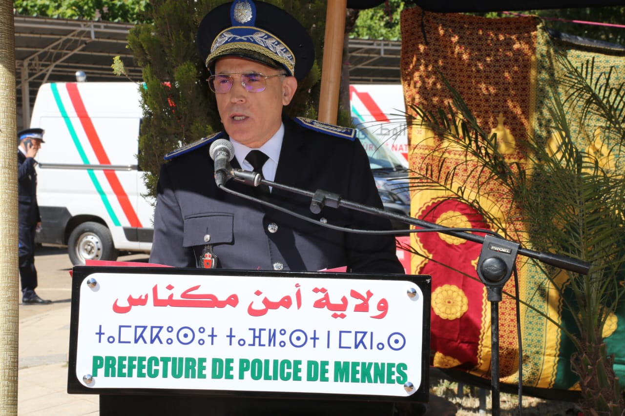 ولاية أمن مكناس تُخلّد الذكرى السنوية لتأسيس المديرية العامة للأمن الوطني ولاية أمن مكناس تُخلّد الذكرى السنوية لتأسيس المديرية العامة للأمن الوطني