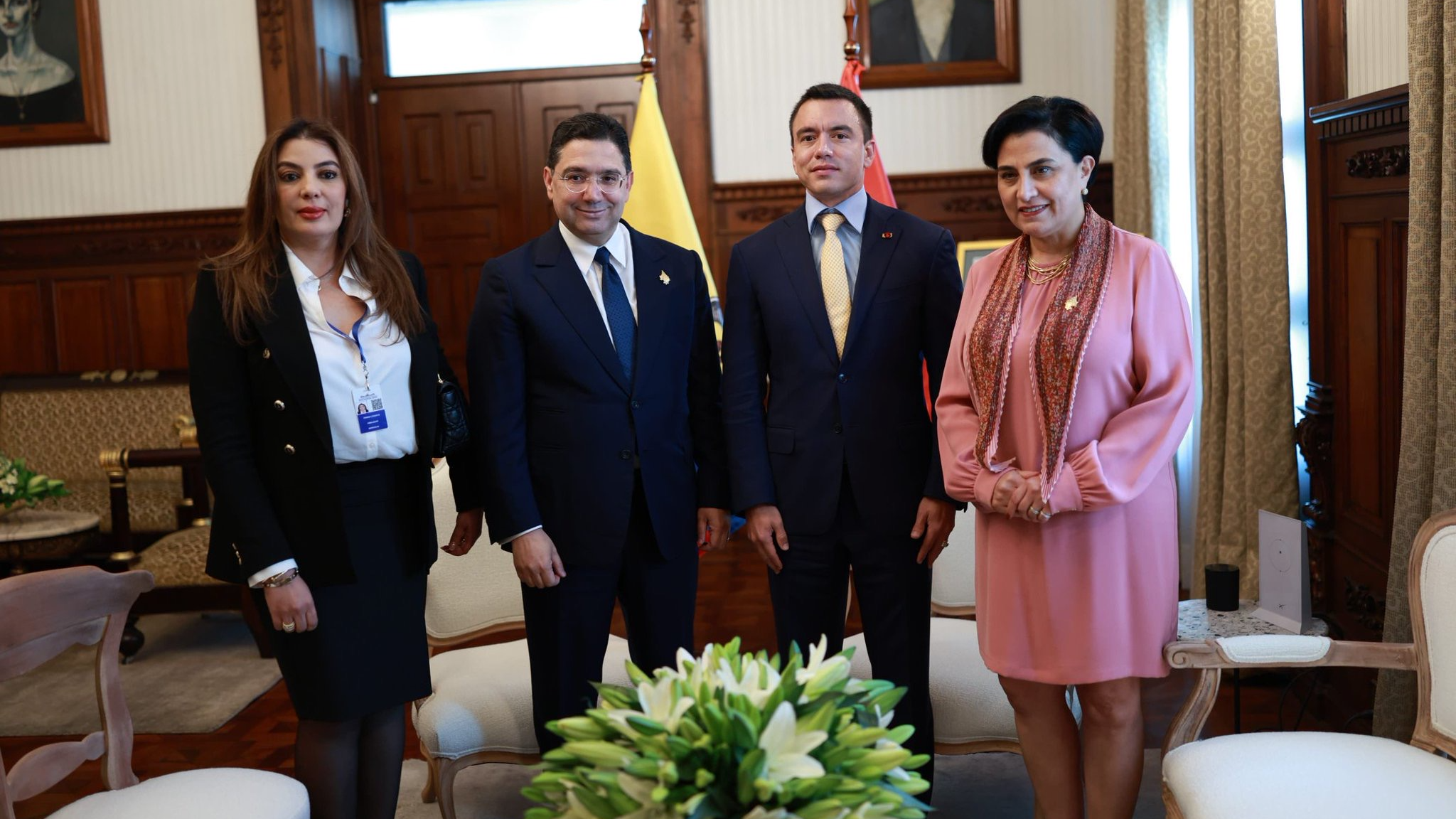 السيد بوريطة يعقد جلسة عمل مع نظيرته الإكوادورية السيد بوريطة يعقد جلسة عمل مع نظيرته الإكوادورية