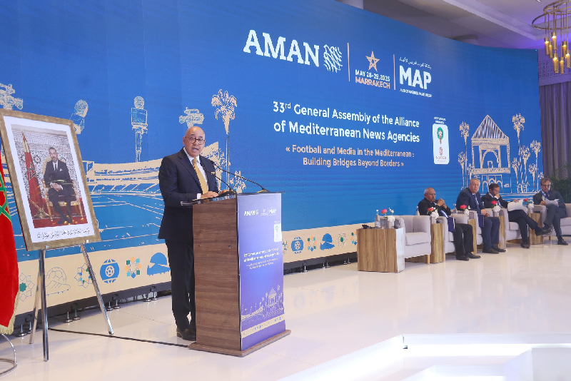 مراكش.. انطلاق أشغال الدورة الـ 33 للجمعية العامة لرابطة وكالات أنباء البحر الأبيض المتوسط مراكش.. انطلاق أشغال الدورة الـ 33 للجمعية العامة لرابطة وكالات أنباء البحر الأبيض المتوسط