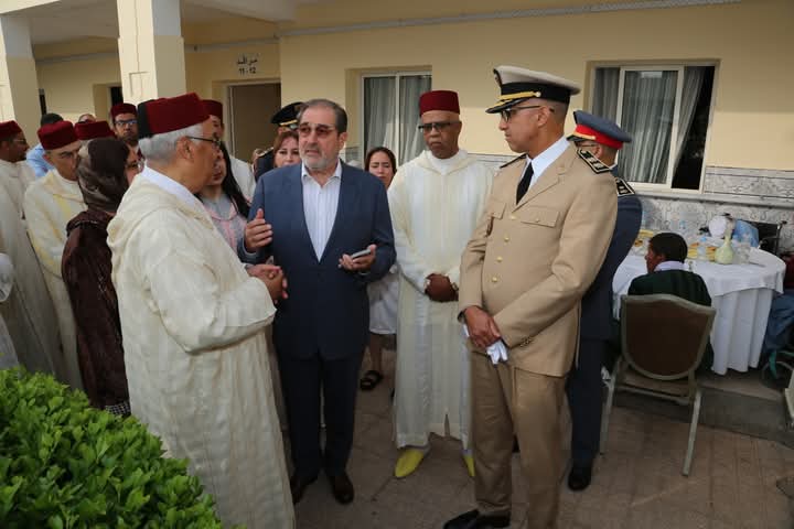 زيارة السيد عامل عمالة مكناس مباشرة بعد صلاة عيد الاضحى مؤسسة الرعاية الاجتماعية للمسنين