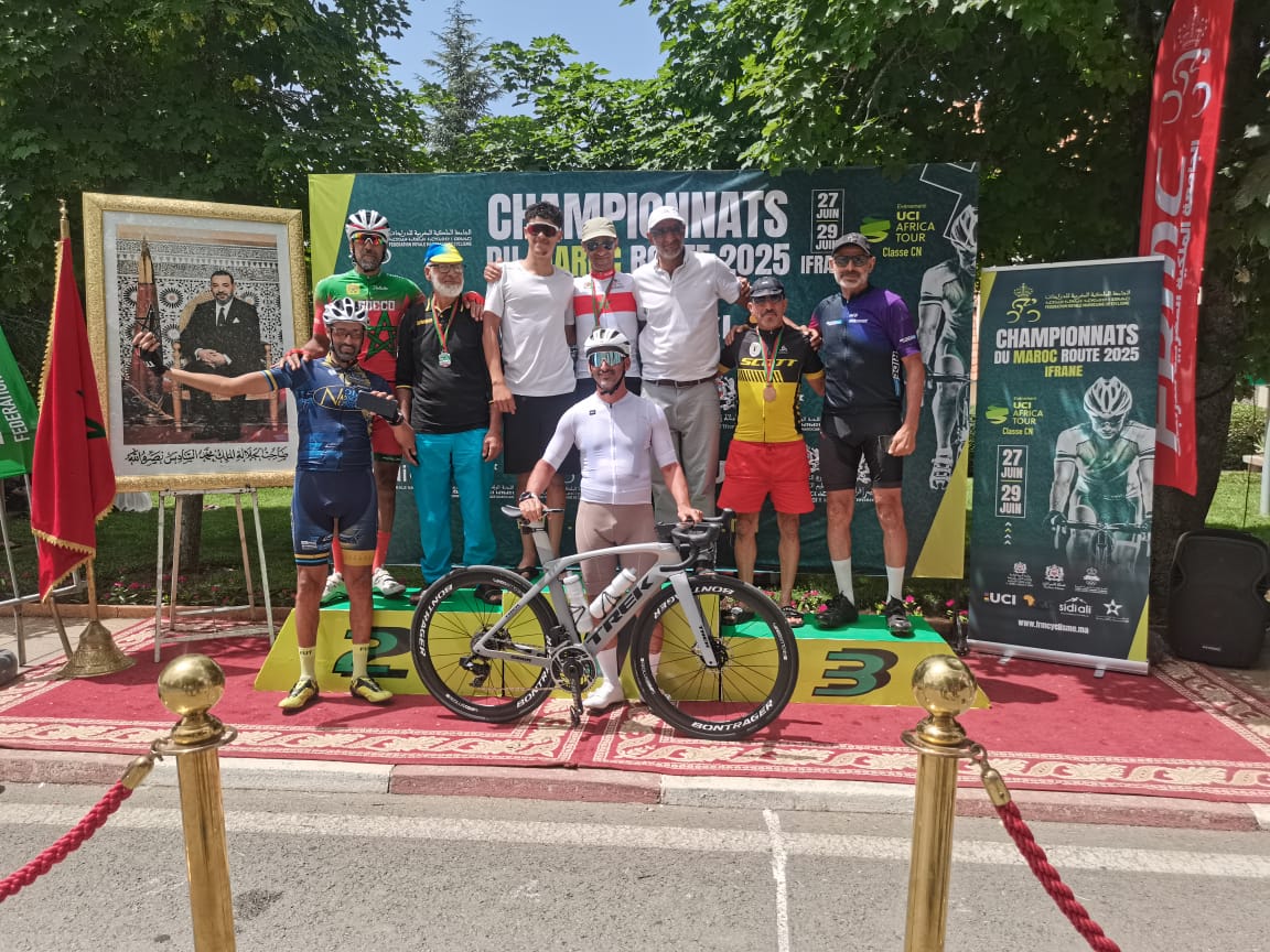 افران...جوهرة الاطلس تشهد اختتام بطولة المغرب لسباق الدراجات على الطريق برسم سنة 2025.