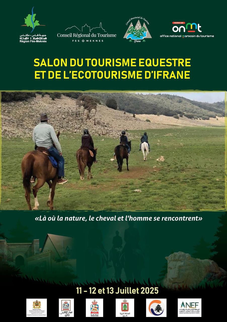 افران تُطلق النسخة الأولى من الملتقى الوطني للسياحة الإيكولوجية والفروسية لتعزيز التنمية المستدامة افران تُطلق النسخة الأولى من الملتقى الوطني للسياحة الإيكولوجية والفروسية لتعزيز التنمية المستدامة