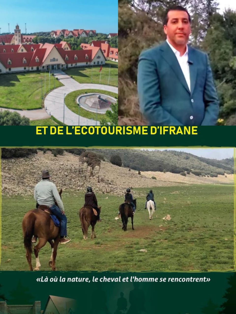 افران تُطلق النسخة الأولى من الملتقى الوطني للسياحة الإيكولوجية والفروسية لتعزيز التنمية المستدامة افران تُطلق النسخة الأولى من الملتقى الوطني للسياحة الإيكولوجية والفروسية لتعزيز التنمية المستدامة