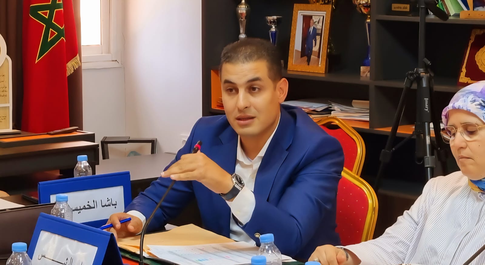 زهير العلوي: مشروع المنطقة الاقتصادية سيُوفر فرص شغل لأبناء مدينة الخميسات زهير العلوي: مشروع المنطقة الاقتصادية سيُوفر فرص شغل لأبناء مدينة الخميسات