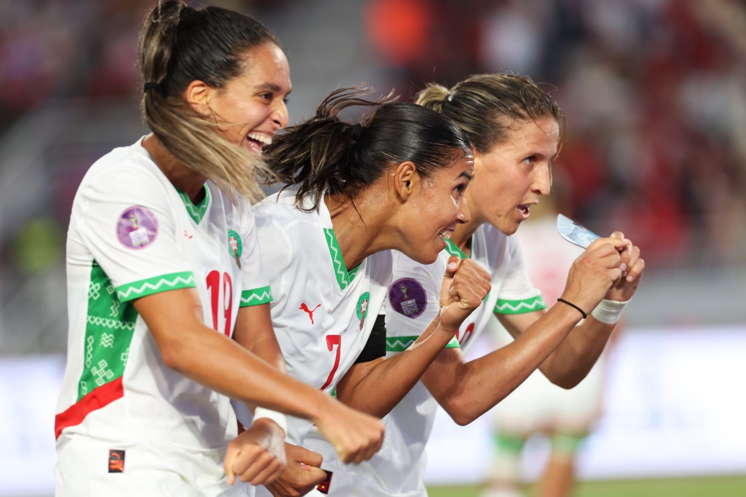 كأس أمم إفريقيا لكرة القدم للسيدات .. المنتخب المغربي يفوز على نظيره من جمهورية الكونغو الديمقراطية (4-2) كأس أمم إفريقيا لكرة القدم للسيدات .. المنتخب المغربي يفوز على نظيره من جمهورية الكونغو الديمقراطية (4-2)