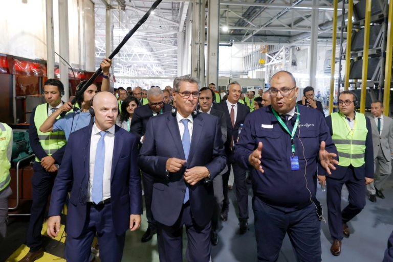 توسعة مصنع “ستيلانتيس” بالقنيطرة ستمكن من مضاعفة طاقة الإنتاج (السيد أخنوش) توسعة مصنع “ستيلانتيس” بالقنيطرة ستمكن من مضاعفة طاقة الإنتاج (السيد أخنوش)