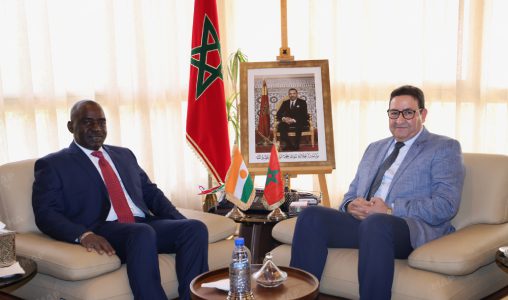 نقل.. تعزيز التعاون الثنائي محور مباحثات السيد قيوح ونظيره النيجري نقل.. تعزيز التعاون الثنائي محور مباحثات السيد قيوح ونظيره النيجري