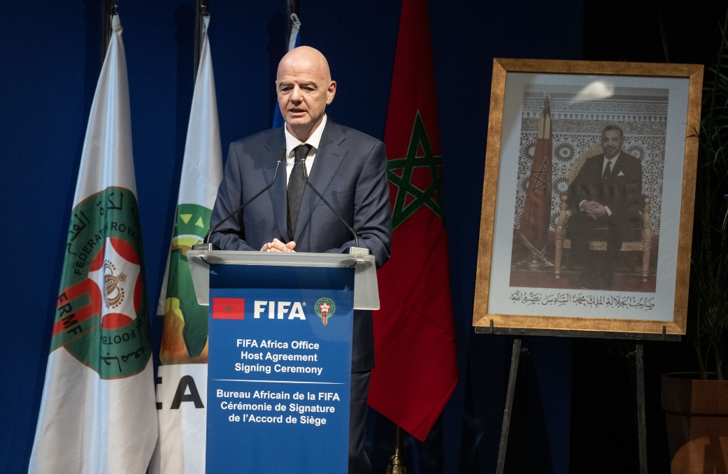 المغرب أصبح أحد المراكز العالمية لكرة القدم (جياني إنفانتينو)