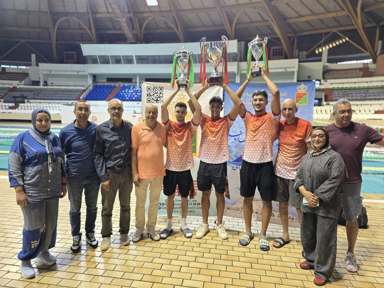 النادي المكناسي للسباحة يتوج بطلا للمغرب بعد تفوق كاسح على الأندية الوطنية النادي المكناسي للسباحة يتوج بطلا للمغرب بعد تفوق كاسح على الأندية الوطنية