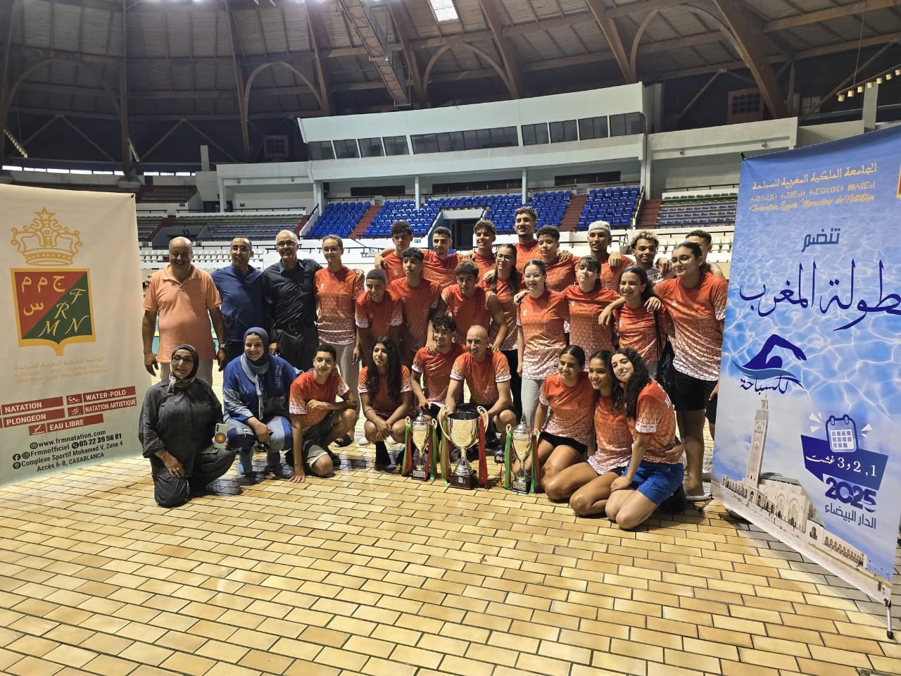 سباحو جمعية النادي الرياضي المكناسي يحصدون المجد بثلاث كؤوس في بطولة المغرب بالدار البيضاء سباحو جمعية النادي الرياضي المكناسي يحصدون المجد بثلاث كؤوس في بطولة المغرب بالدار البيضاء