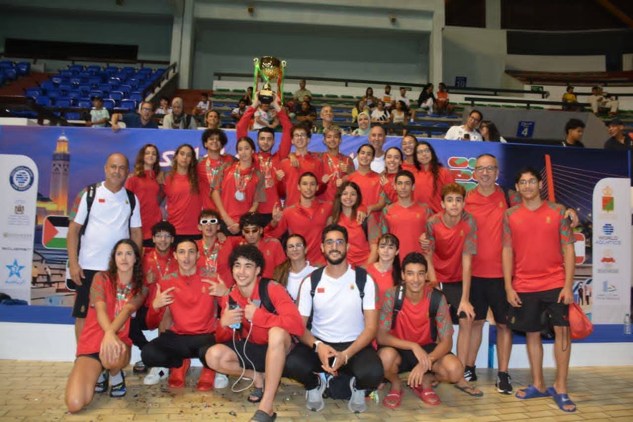 تألق النادي الرياضي المكناسي للسباحة خلال البطولة العربية بالدار البيضاء