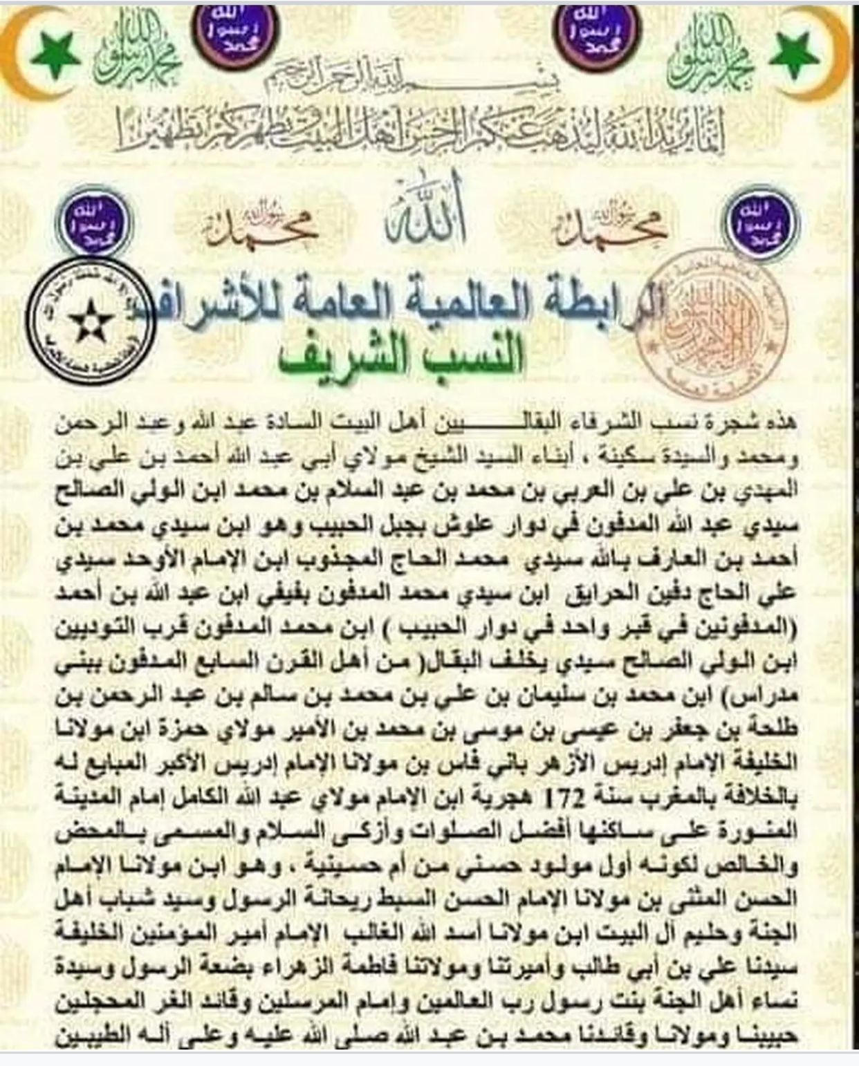 الأشراف السباعين: تاريخٌ عريقٌ وإرثٌ ممتدٌ عبر الأجيال الأشراف السباعين: تاريخٌ عريقٌ وإرثٌ ممتدٌ عبر الأجيال