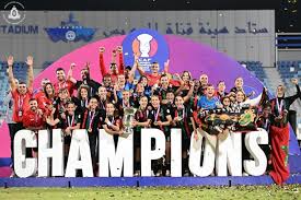 فريق الجيش الملكي للسيدات يحرز اللقب للمرة الثانية في تاريخه بعد فوزه على أسيك ميموزا الإيفواري فريق الجيش الملكي للسيدات يحرز اللقب للمرة الثانية في تاريخه بعد فوزه على أسيك ميموزا الإيفواري