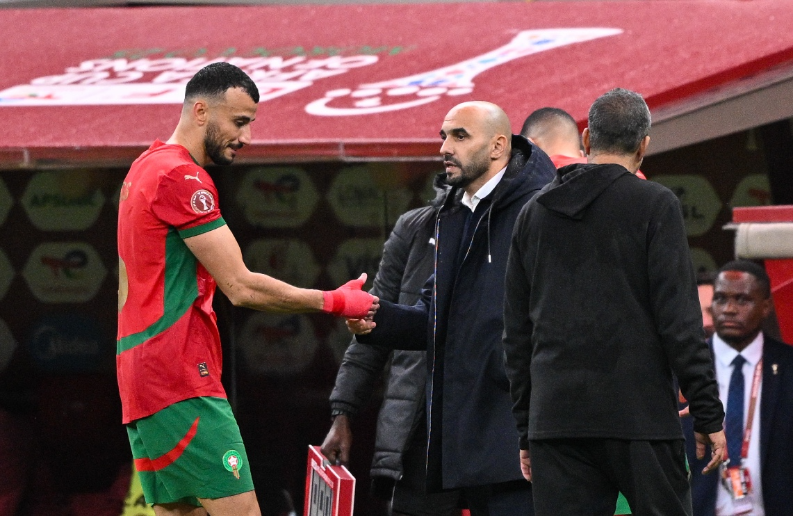 كاس افريقيا للأمم ( المغرب- جزر القمر 2-0) المباراة كانت صعبة ، لكن الفوز جاء عن جدارة واستحقاق( وليد الركراكي)