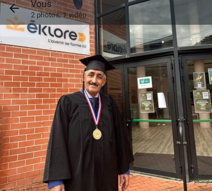 الأستاذ محمد بن الماحي ينال درجة الدكتوراه في إدارة الأعمال بفرنسا