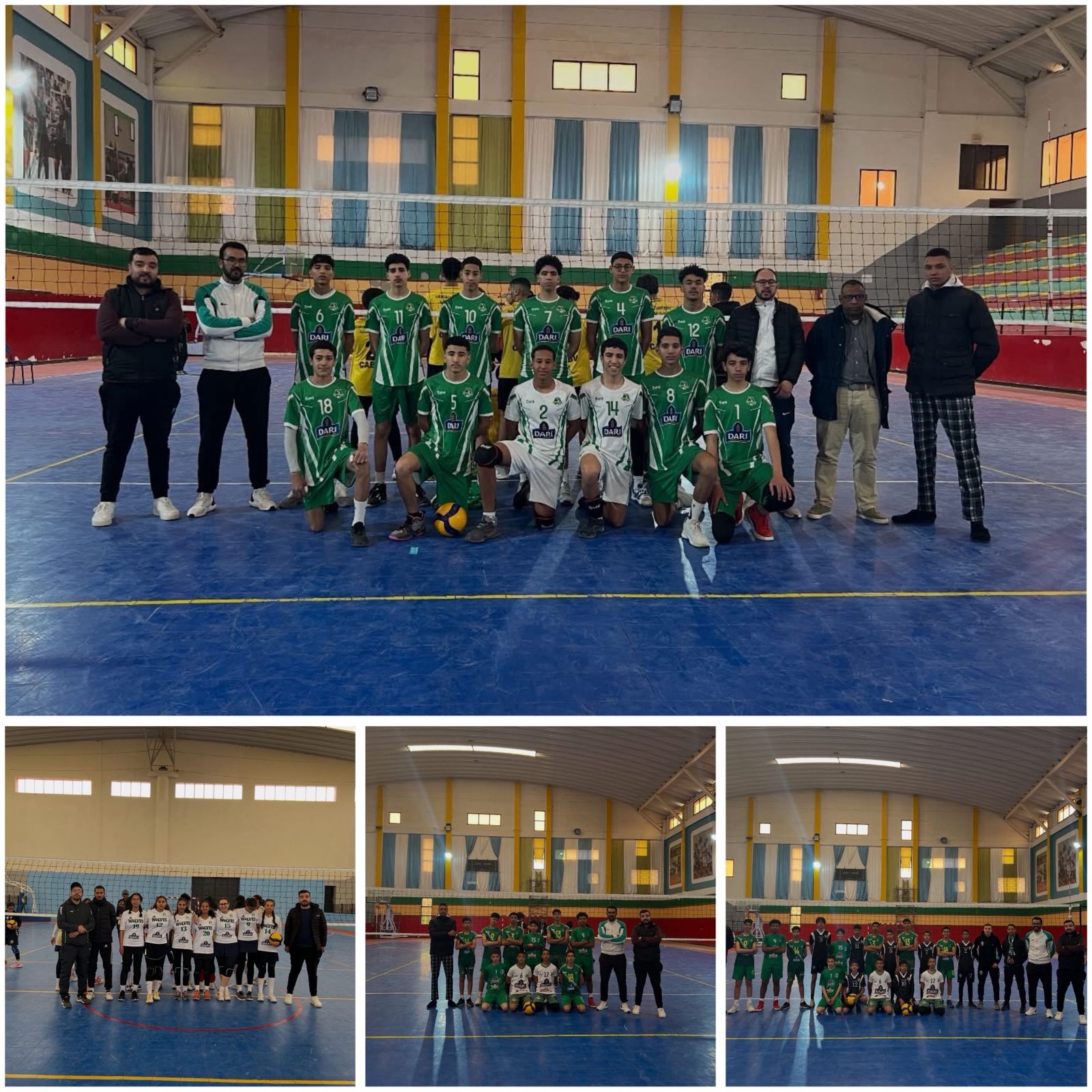 نادي الواحة للكرة الطائرة… نموذج مشرف للعطاء الرياضي وروح التحدي في البطولة الجهوية