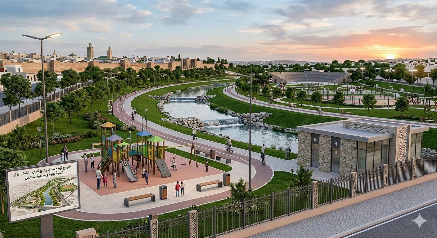 مكناس تعيد الاعتبار لمجالها البيئي بين تهيئة غابة الشباب ودراسة مشروع تأهيل فضاءات وادي بوفكران