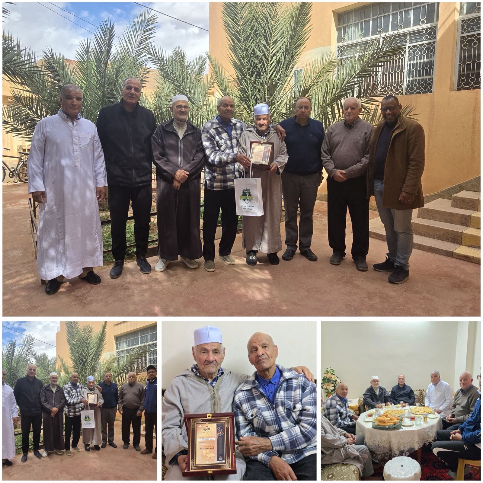 جمعية الواحة للكرة الطائرة تُجسد ثقافة الوفاء بتكريم رائدين من جيل التأسيس بمدينة فجيج