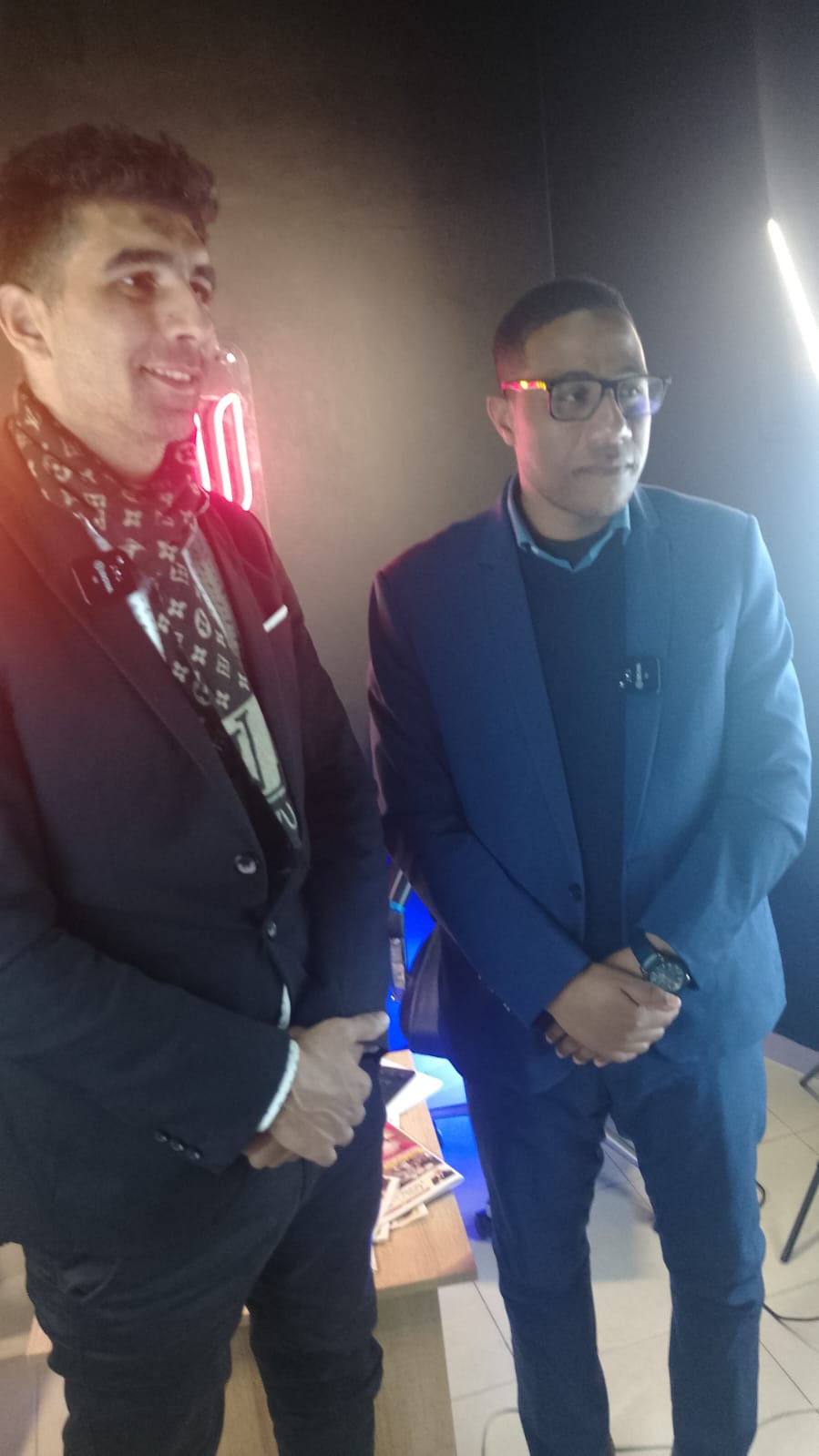 مناسبة تصوير حلقة رئيس الصالون السيميائي للثقافة والأدب والإعلام زايد الرفاعي بقناة الوطنية بريس مناسبة تصوير حلقة رئيس الصالون السيميائي للثقافة والأدب والإعلام زايد الرفاعي بقناة الوطنية بريس