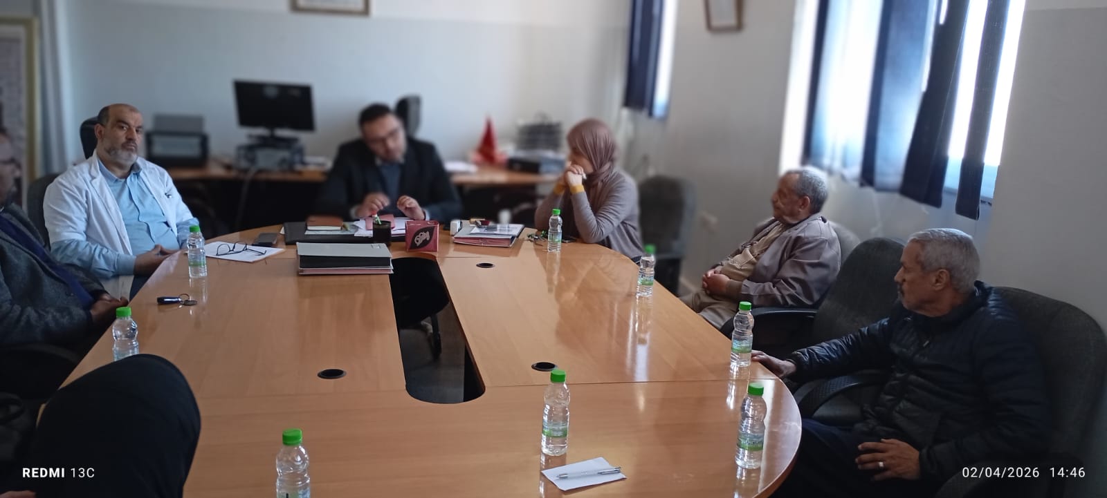 في زيارة تواصلية، متقاعدو الصحة بمكناس  يجددون دعمهم لإدارة المستشفى الإقليمي