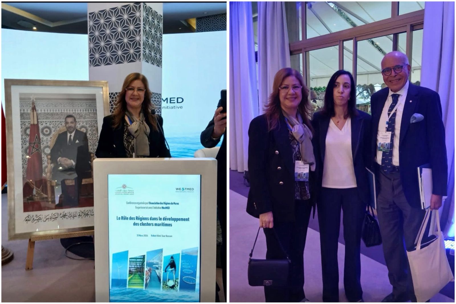 مينة عاطف تتألق في الرباط… صوت جهة الشرق يبرز بقوة في رهان الاقتصاد الأزرق