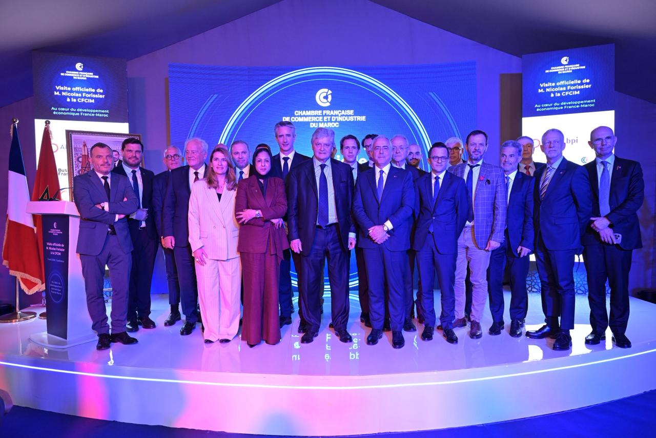 زيارة السيد نيكولا فوريسييه إلى الغرفة الفرنسية للتجارة والصناعة بالمغرب