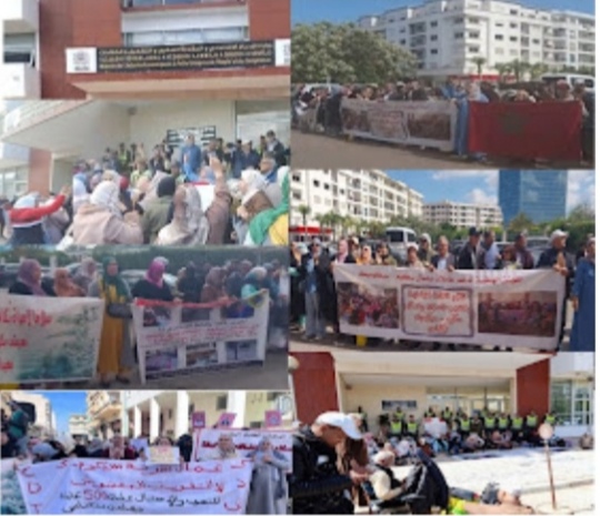 عاملات وعمال سيكوم–سيكوميك مكناس يحتجون بالرباط مطالبين 