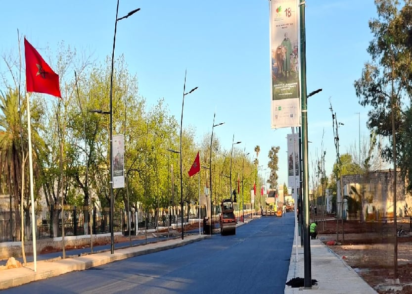 مكناس: الطريق إلى قلب الملتقى الدولي الفلاحي بالمغرب ((SIAM) تتجدد بنيتها التحتية والبيئية.