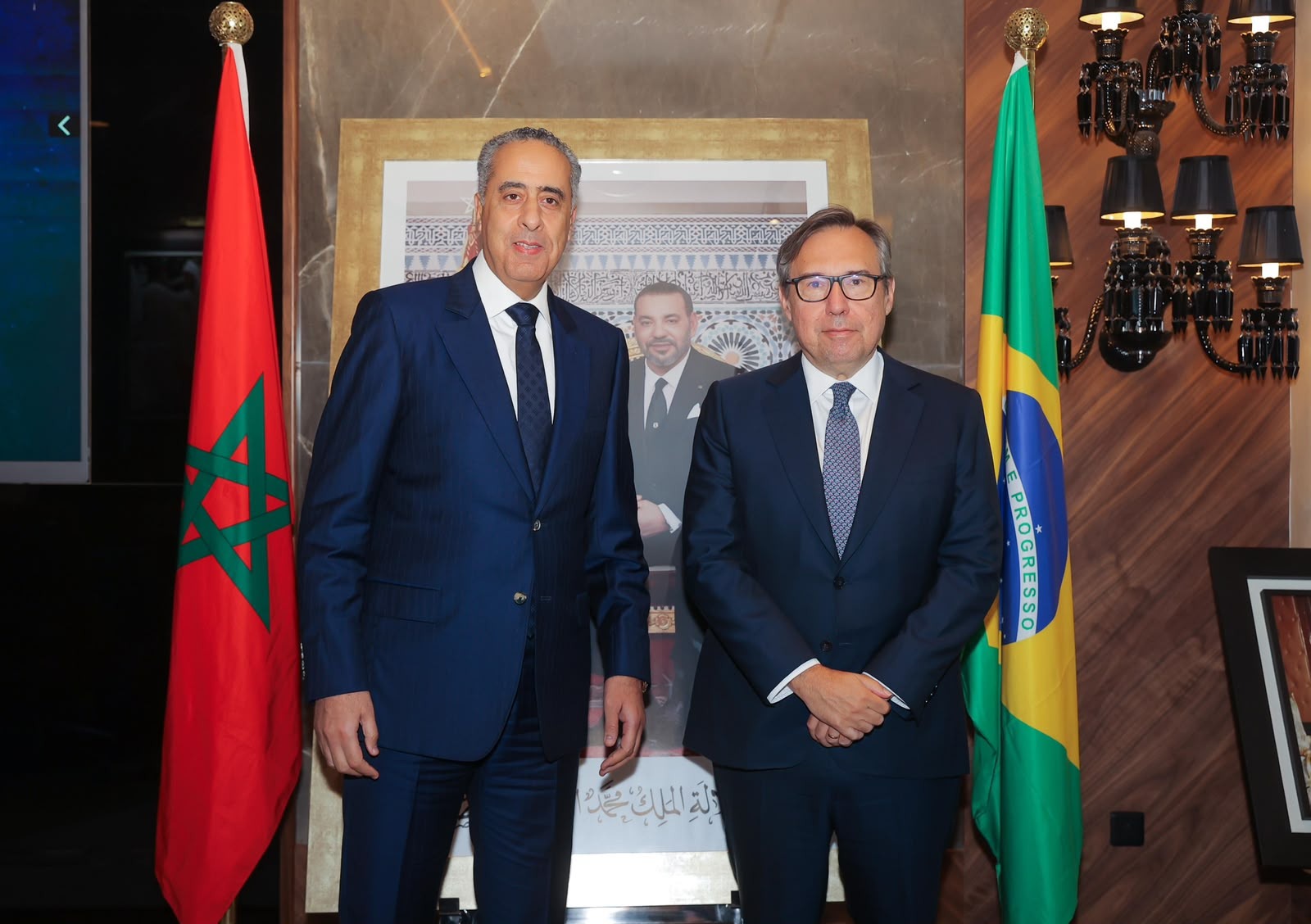 حموشي يستقبل بالرباط سفير جمهورية البرازيل الاتحادية المعتمد بالمغرب