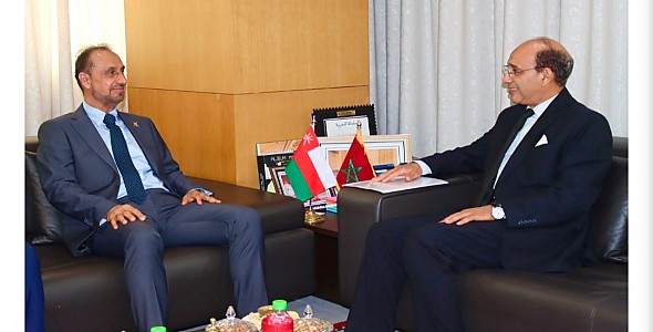 الوكيل العام للملك لدى محكمة النقض رئيس النيابة العامة يستقبل وزير العدل بسلطنة عُمان