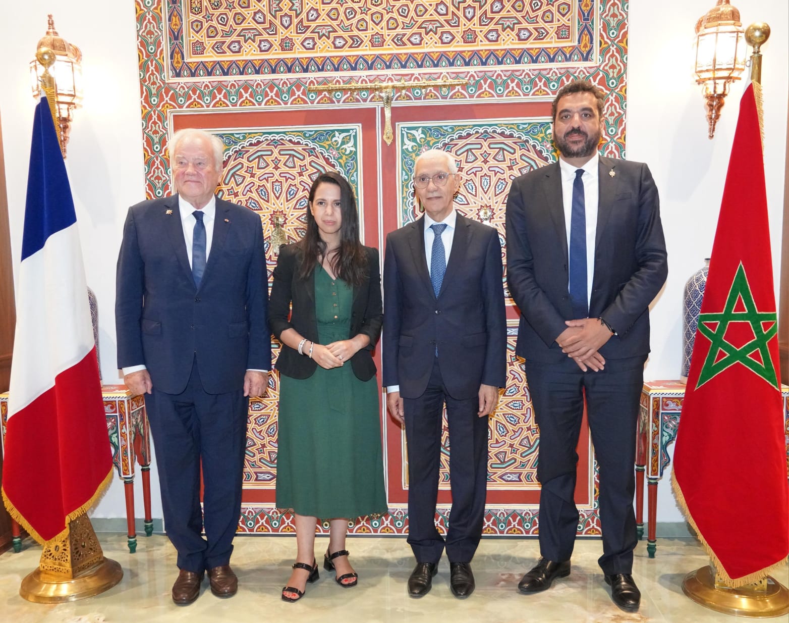 رئيس مجلس النواب يستقبل وزيرة شؤون ما وراء البحار وبرلمانيين فرنسيين