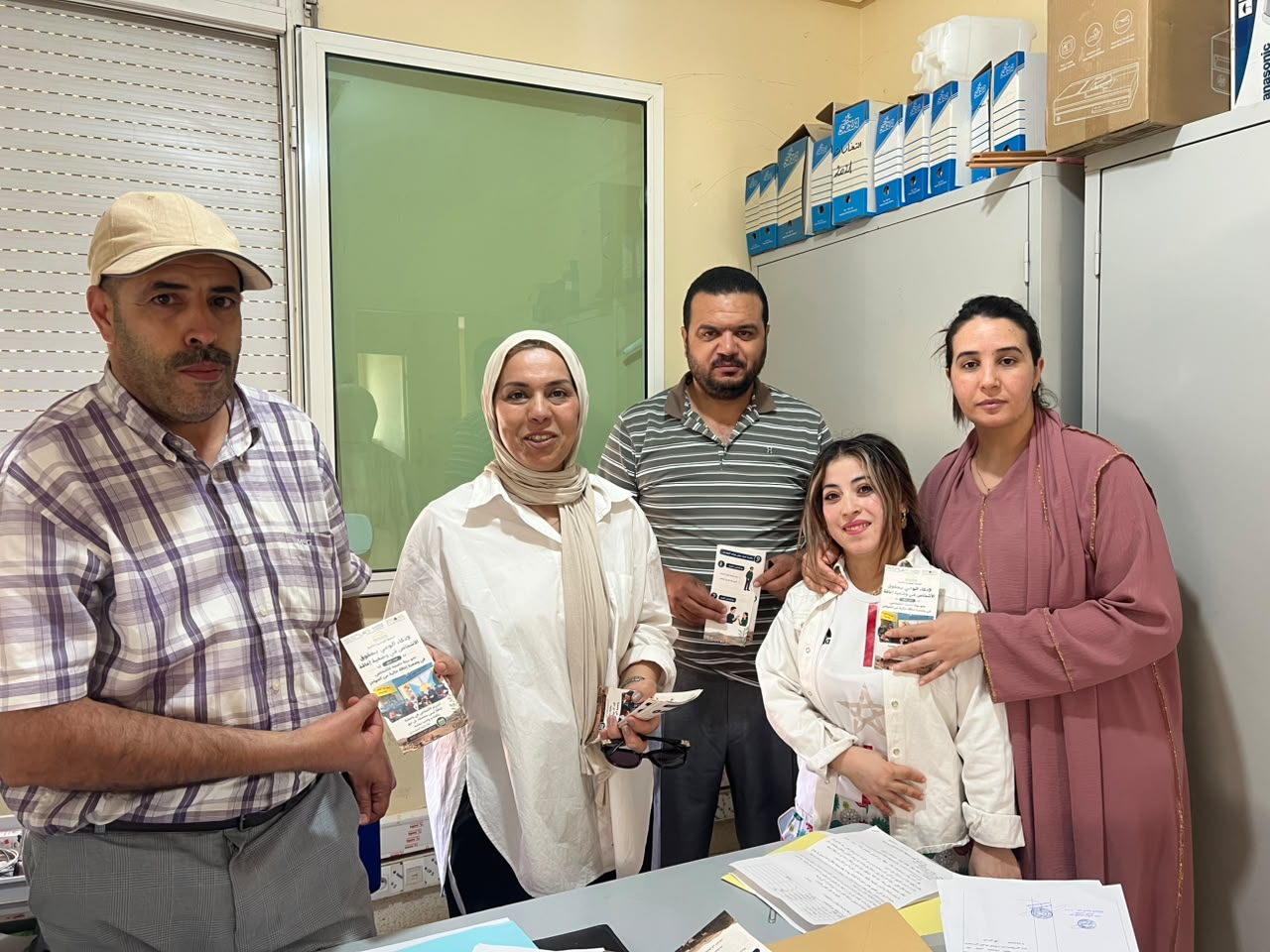 جمعية تيغزى أطلس للتنمية تواصل تنزيل الحملة الوطنية الثانية لإذكاء الوعي بحقوق الأشخاص في وضعية إعاقة من خلال حملة تحسيسية بمختلف الإدارات والمؤسسات بمريرت