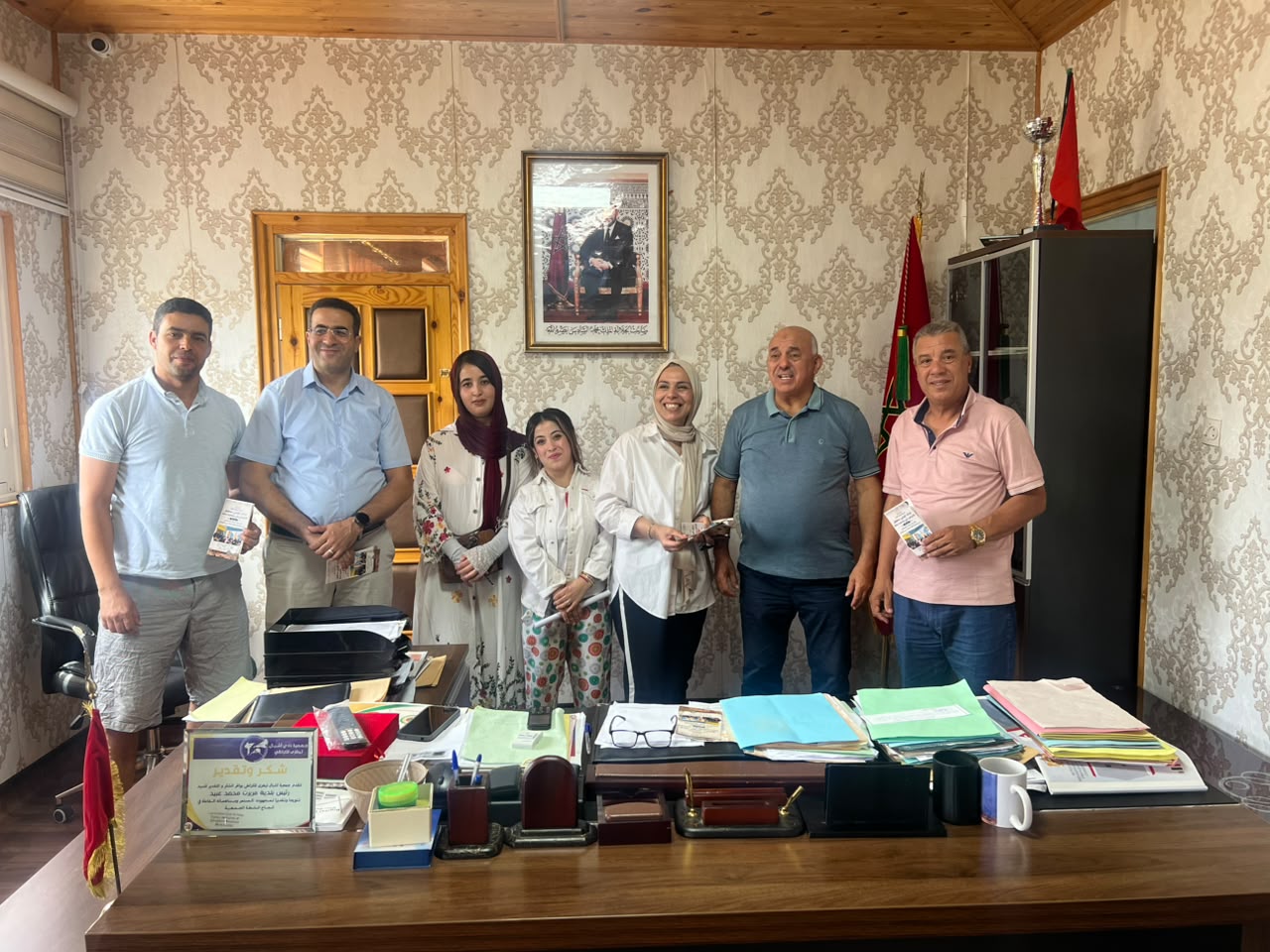 جمعية تيغزى أطلس للتنمية تواصل تنزيل الحملة الوطنية الثانية لإذكاء الوعي بحقوق الأشخاص في وضعية إعاقة من خلال حملة تحسيسية بمختلف الإدارات والمؤسسات بمريرت