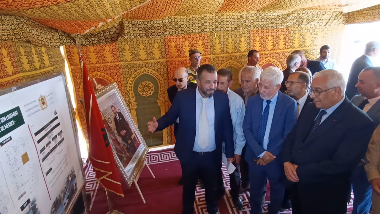 السيد عبد الغني الصبار عامل عمالة مكناس يشرف على  إطلاق وتدشين سلسلة مشاريع تنموية بمناسبة عيد العرش المجيد