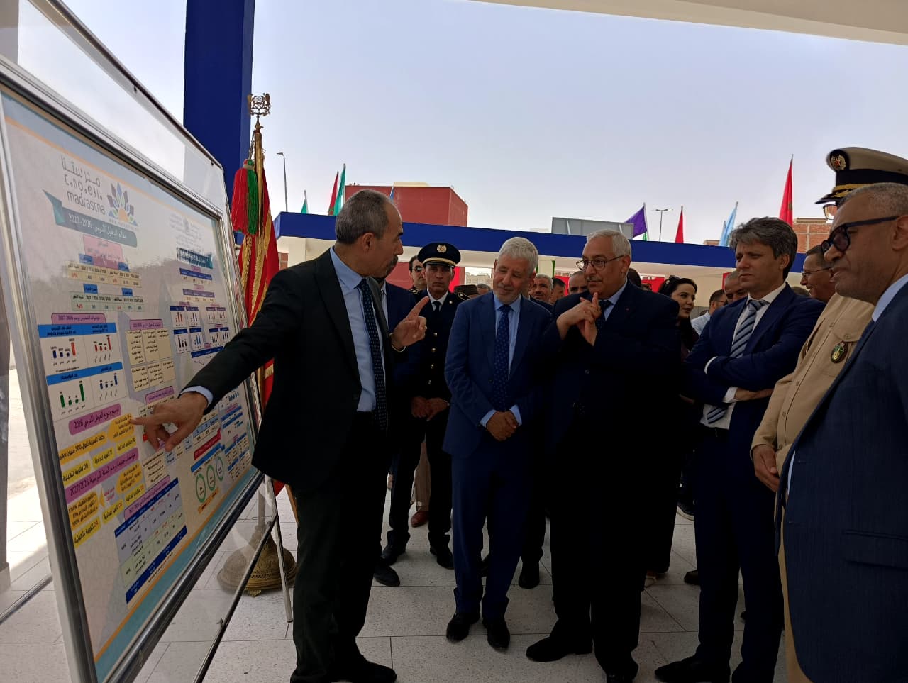 السيد عبد الغني الصبار عامل عمالة مكناس يشرف على  إطلاق وتدشين سلسلة مشاريع تنموية بمناسبة عيد العرش المجيد