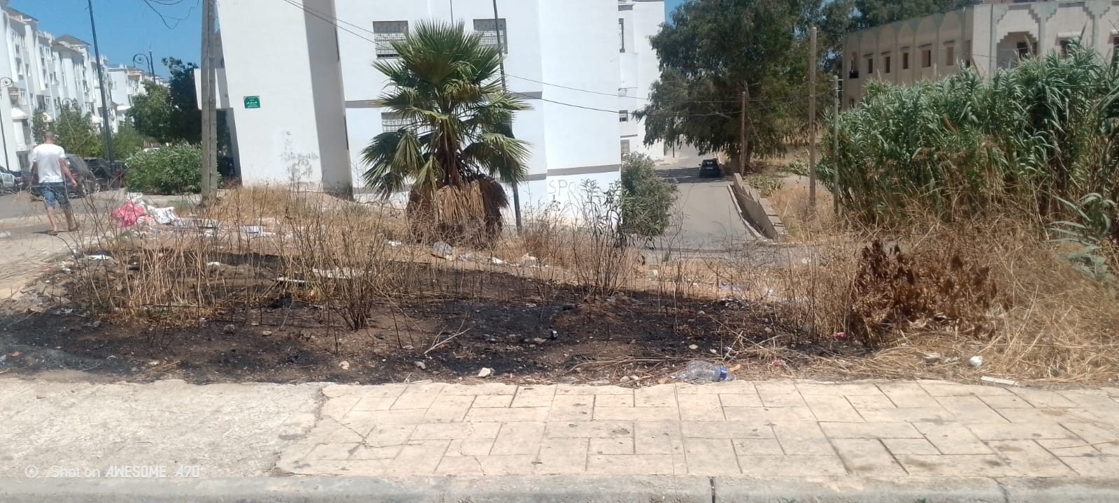 *اندلاع حريق بأرض خالية قرب المجمع السكني جوهرة تطوان يستنفر السلطات دون تسجيل خسائر بشرية*
