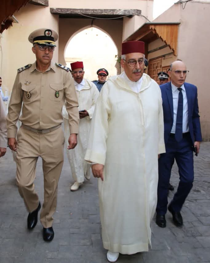 السيد عبد الغني الصبار عامل عمالة مكناس يحيي ذكرى وفاة الملك الحسن الثاني في حفل ديني مهيب بالمسجد الكبير بقبة السوق